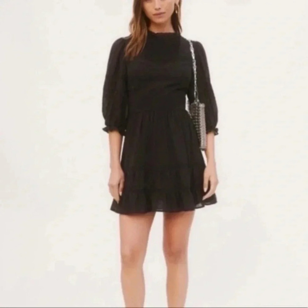 Reformation Miley Lace Mini Dress B786